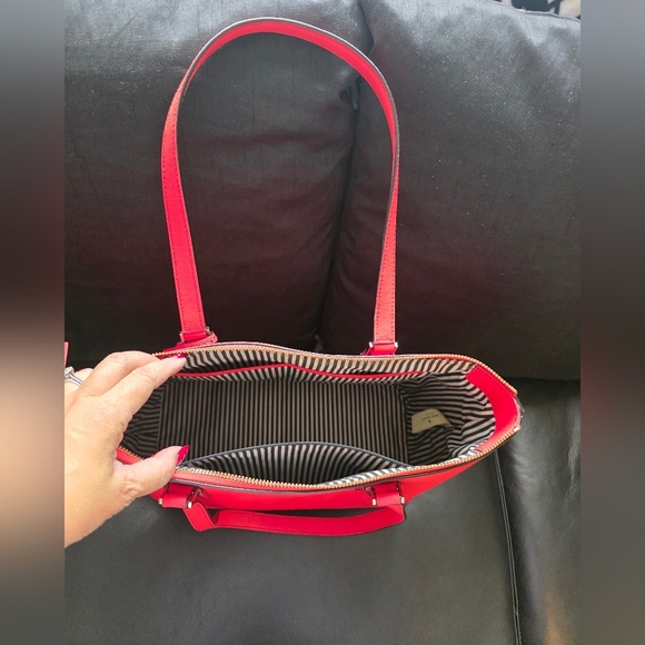 Kate Spade Vibrant Red Tote Bag - Picture 3 of 3